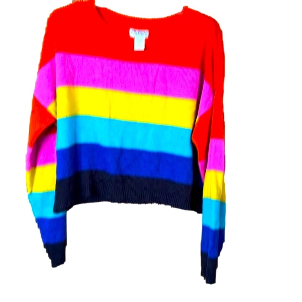Arizona Jean Co Sweater, Size XL, PTP 26”, L  26” Approximately, bright colors